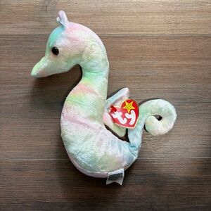 Vintage (1999) TY Beanie Baby “NEON” the Rainbow Seahorse (7.5 inch) w/Tags